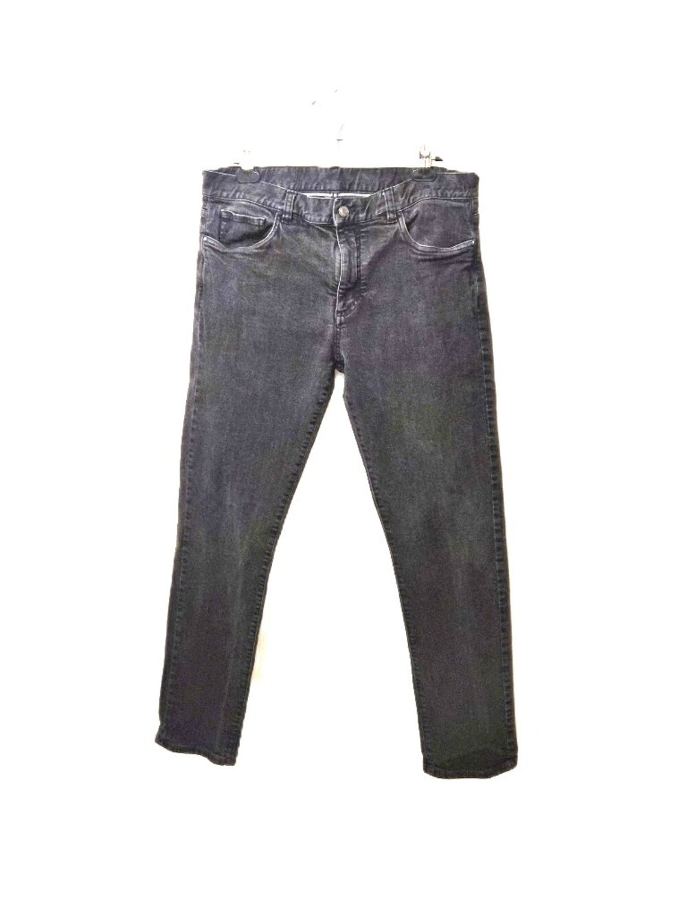 Canali Italy Slim Fit Black Jeans Indigo Dyed 52 36 Quiet Luxury Minimalist